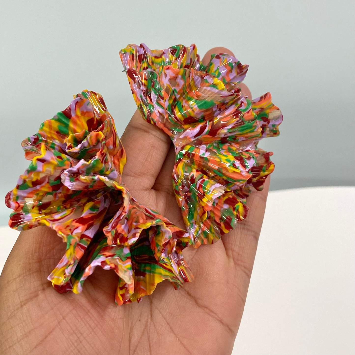 Fall Marbled Floral Bree Two