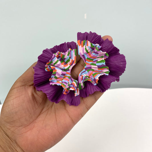 Two-Toned Checkered Floral Bree Two