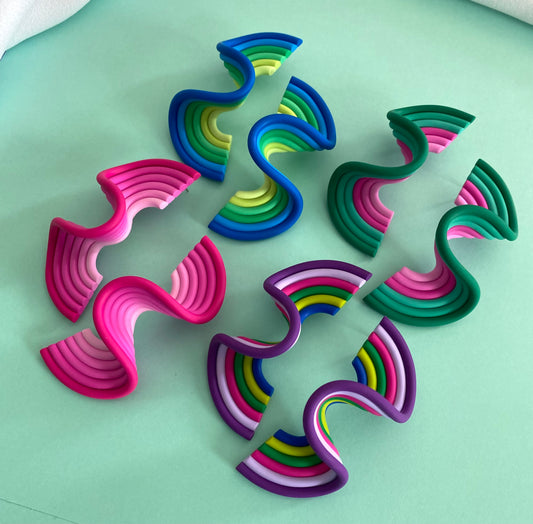 Rise Stud- Multi Ombré